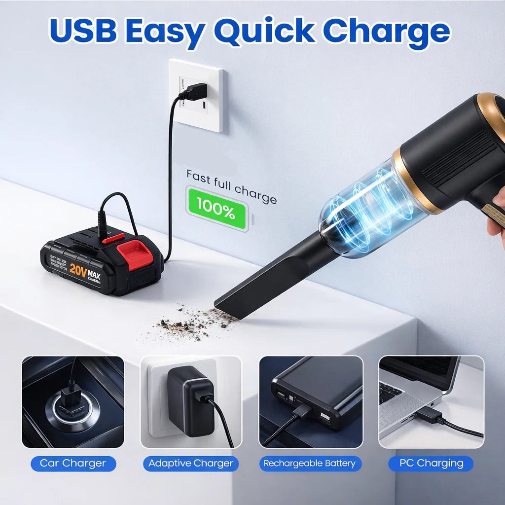 4-in-1 Portable Vacuum Cleaner